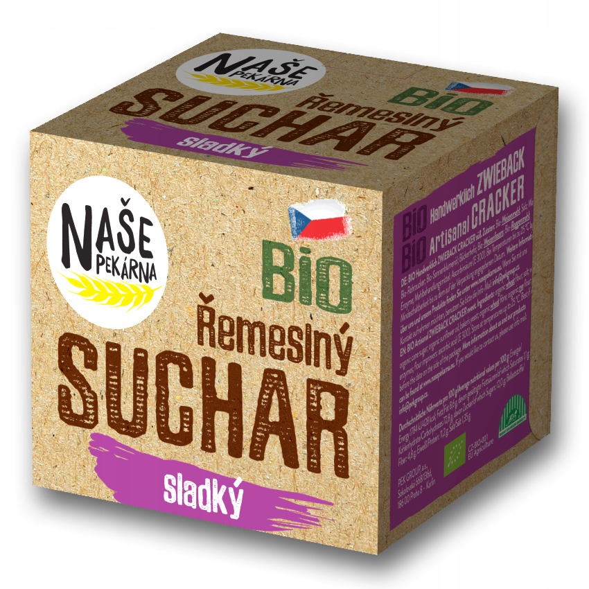 Levně Bio suchar sladký 15 ks