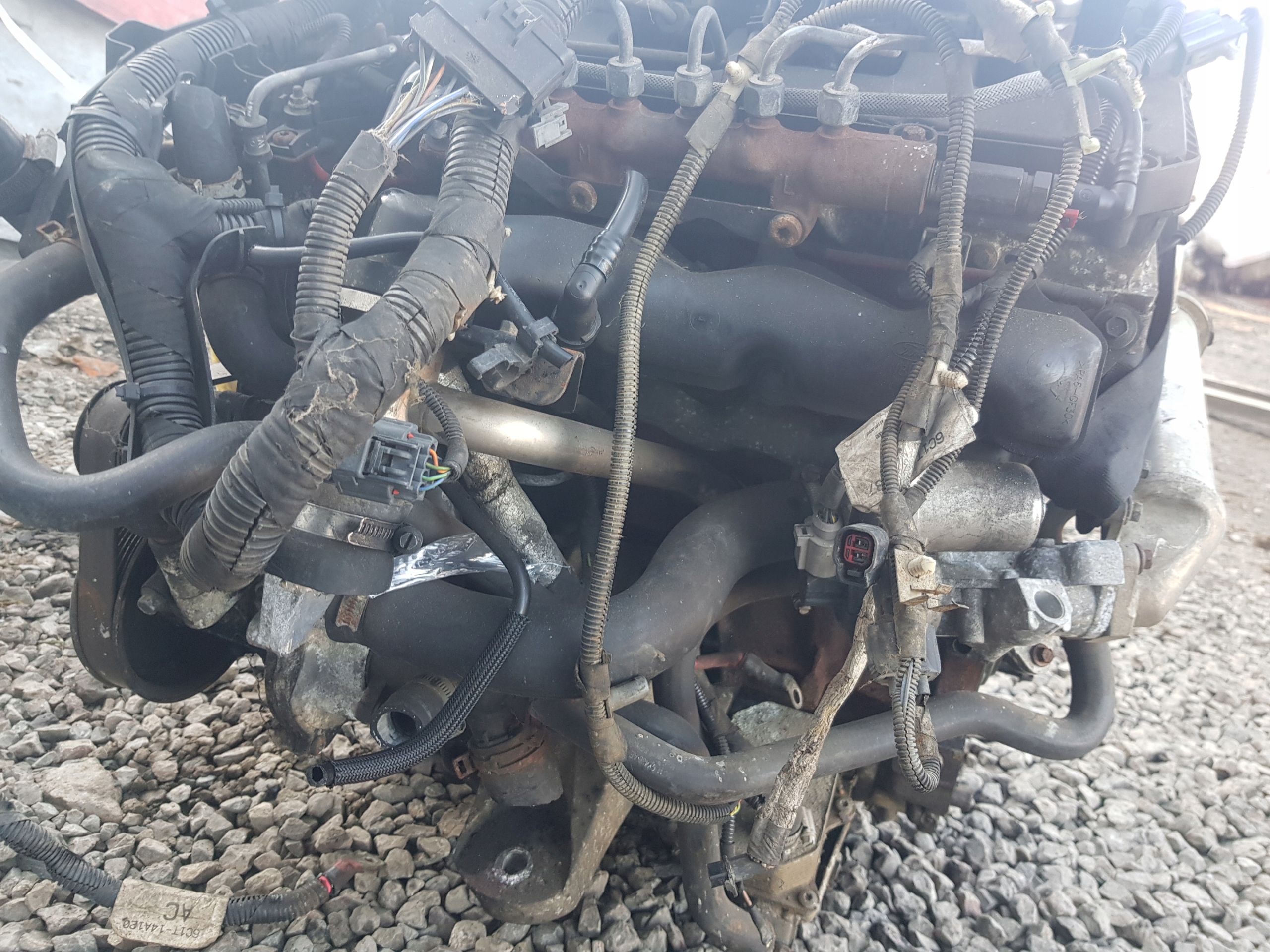 FORD TRANSIT MK7 VII 2.4 TDCI RWD 2007 PHFA engine complete KPL 204 TYS KM