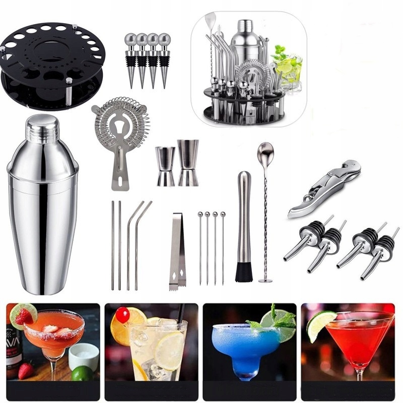 Profesionální barmanský set na koktejly 30v1 Shaker