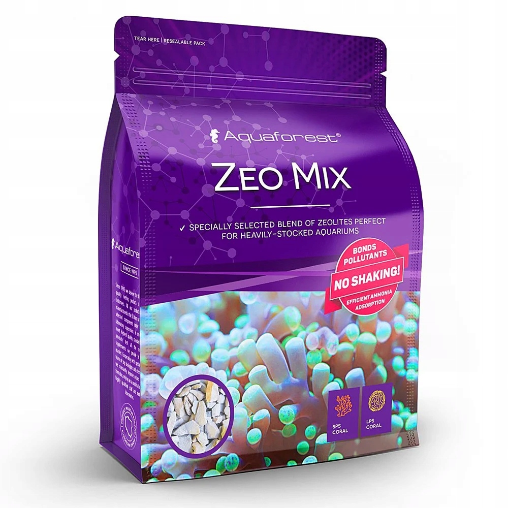 Zeo MIX Zeolit Filtrační Ložisko Mořské Akvárium Sladké 1000 ML