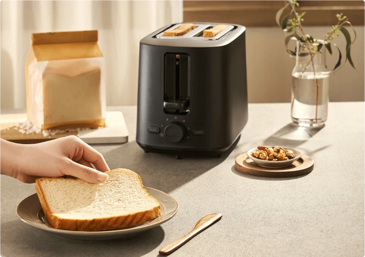 Toster opiekacz Xiaomi Toaster 930W Rozmrażanie czarny Model XMTSJ01FD