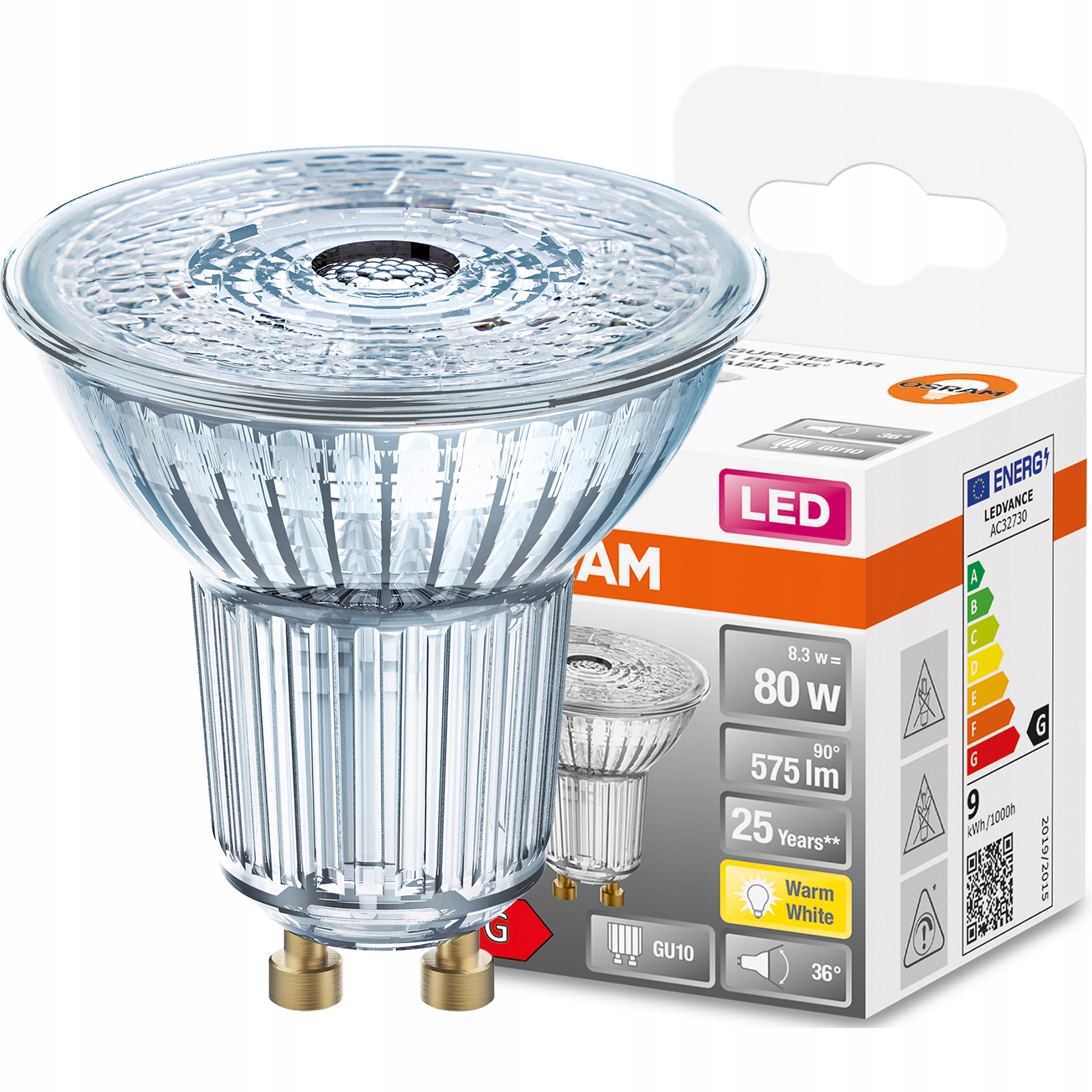 

Żarówka Led GU10 8,3W 80W CRi90 Ściemnialna Osram