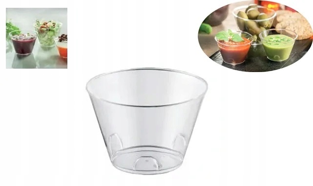 

Kubek na przekąski desery Fingerfood 70ml 24szt