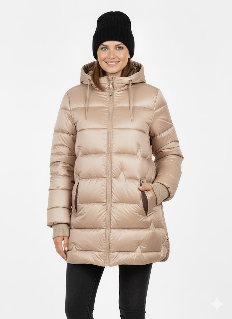 Zimní bunda dámská prošívaná, zateplená, lehká, teplá Nová 2XL XXL