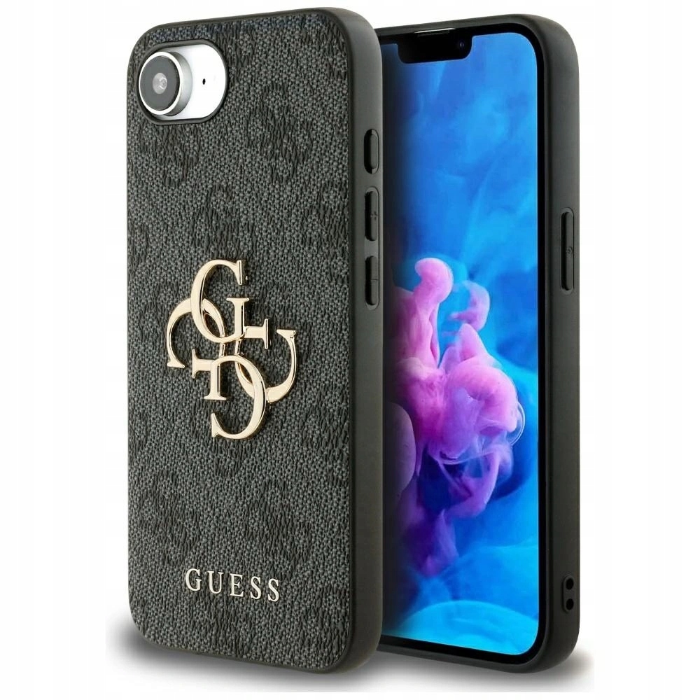 Guess 4G Big Pouzdro pro Apple iPhone 16e černý