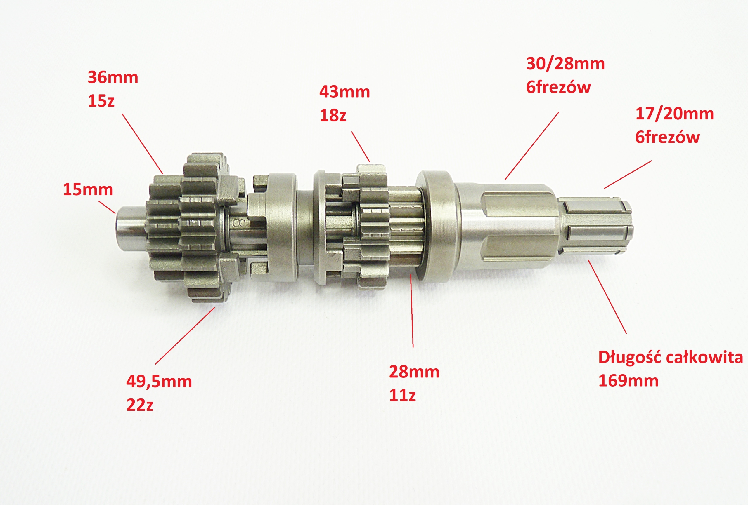 Skrzynia biegow tryby Quad ATV 200 250 Bashan L C Part number 2178