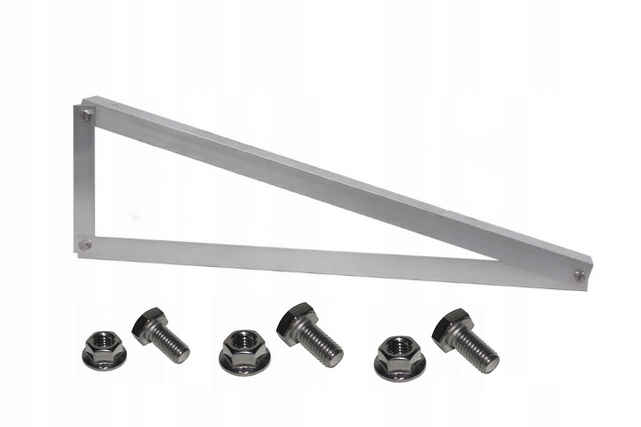 Trójkąt montażowy 15 stopni pion ekierka pv solarna fotowoltaika Zestaw