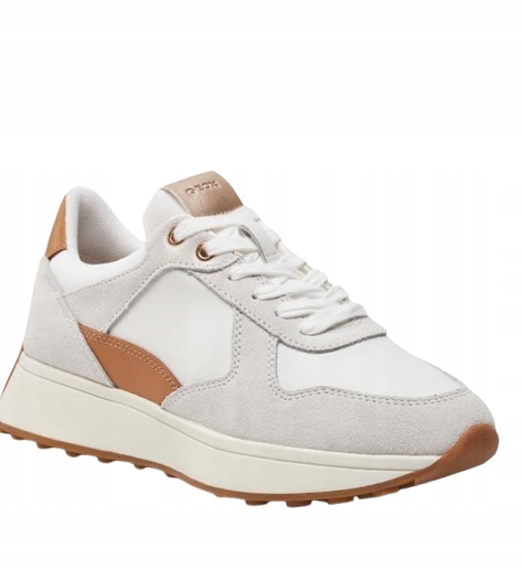 Geox Sportovní Polobotky Bílé Se Semišovými Detaily 41 T7E