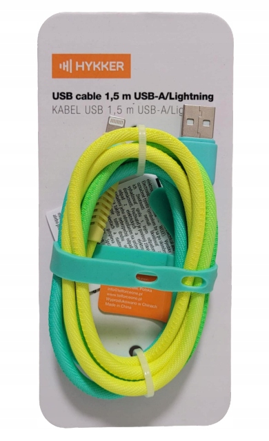 Kabel Hykker Usb Apple Lightning 1,5 m