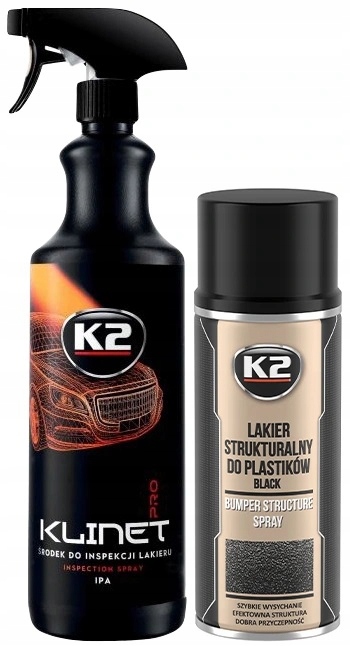 

K2 Lakier Strukturalny Do Plastiku Czarny Klinet