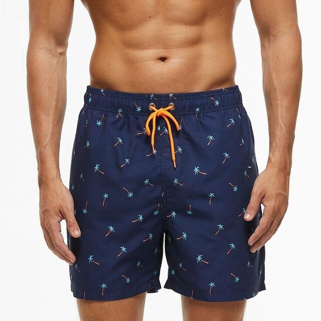 KĄPIELÓWKI MĘSKIE SZORTY SPODENKI DRZEWO KOKOS L