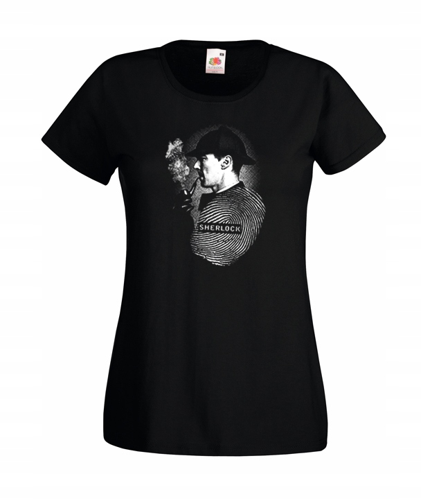 

XL Koszulka Damska Sherlock Holmes Detektyw Wzory