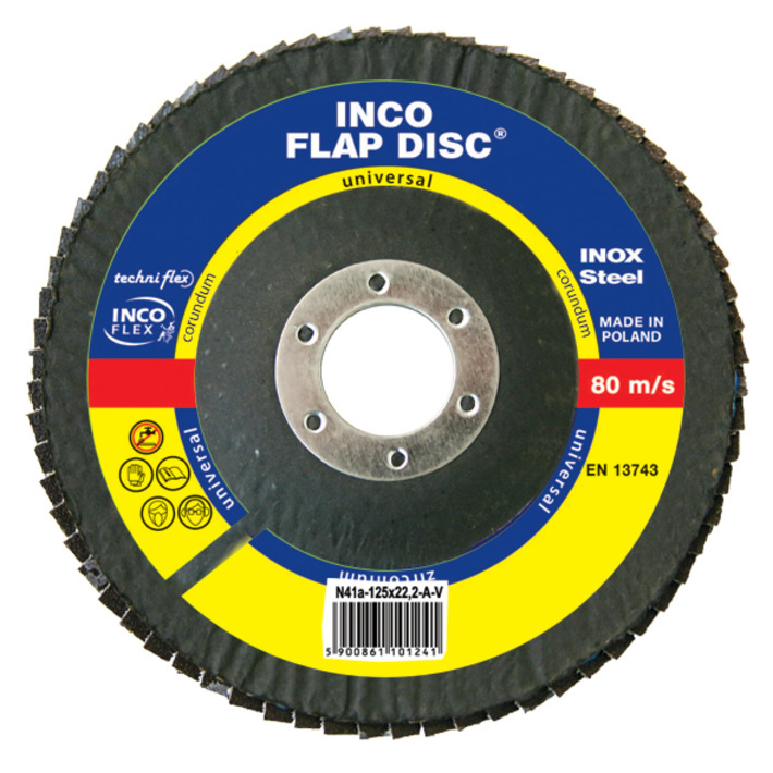 TARCZA LISTKOWA 125 gr.60 INCO FLEX /typ B/ 1SZT