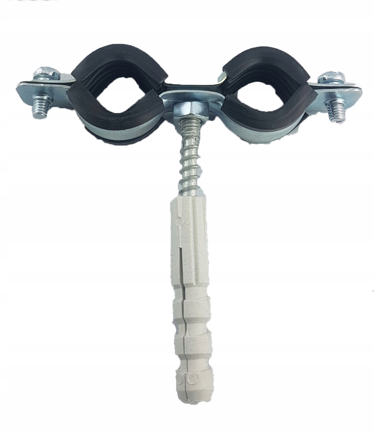 

Uchwyt metalowy obejma 3/4"26-29 z gumą podw