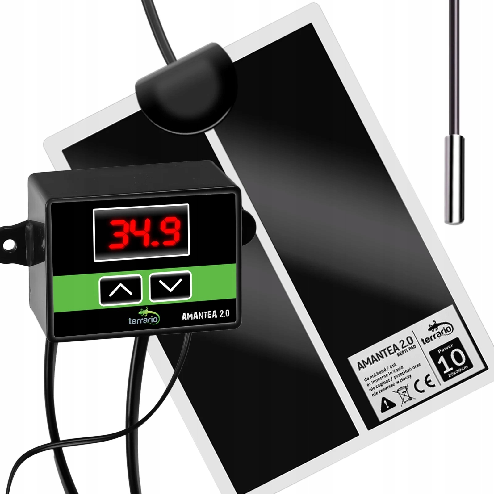 Vyhřívací Podložka Do Terária S Termostatem Pro Regulaci Teploty Plazů