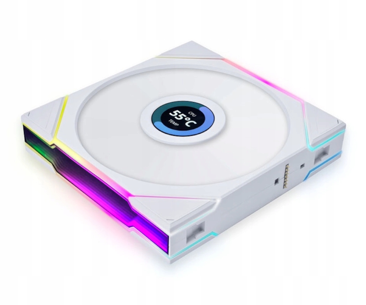 Wentylator Lian Li Uni Fan Tl Wireless White LCD 1,6" 140mm 1600RPM Argb