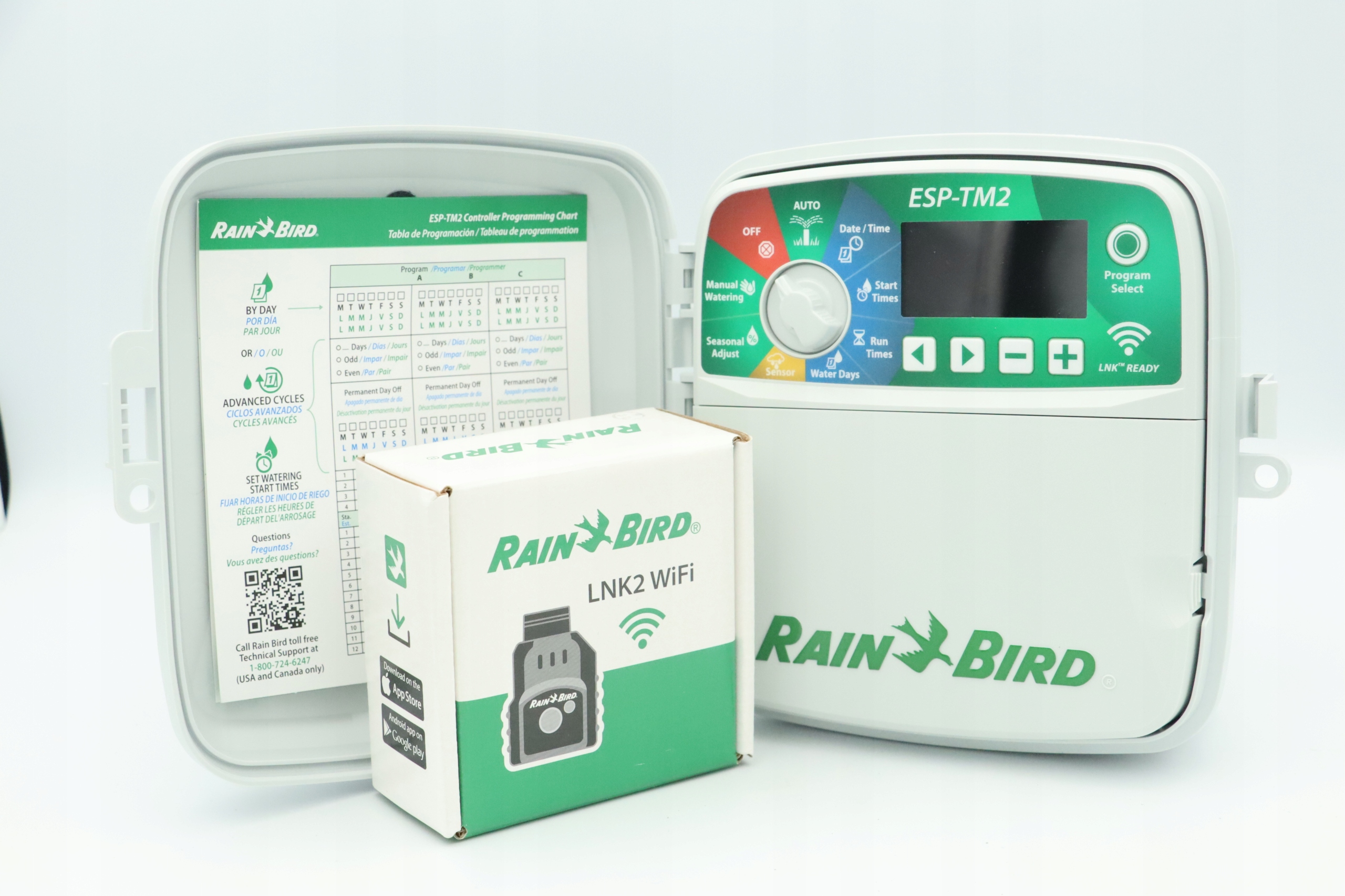 Sterownik do nawadniania Rain Bird TM2 zewnętrzny 6 sekcje Moduł Wifi