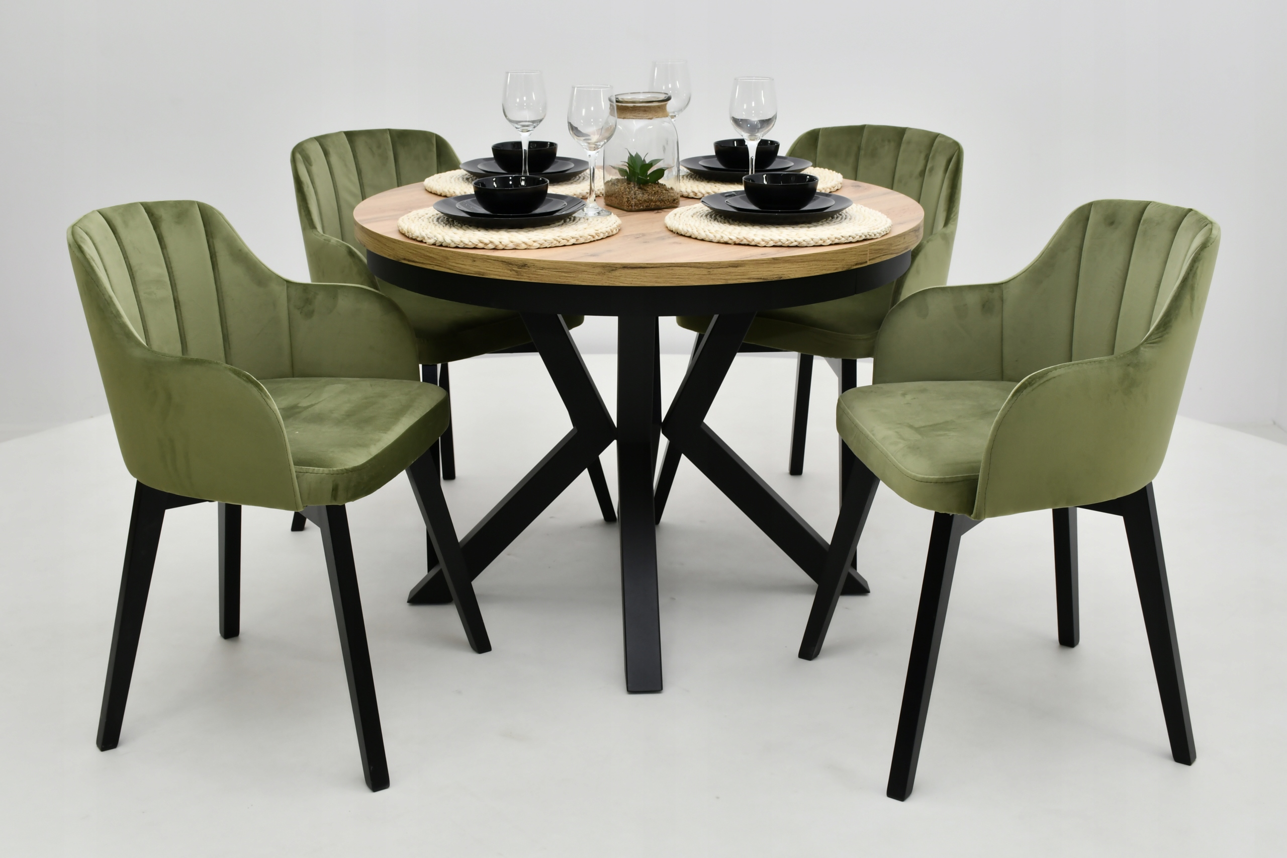 fotelowe krzesła, stół , komplet do salonu Kod producenta portas105