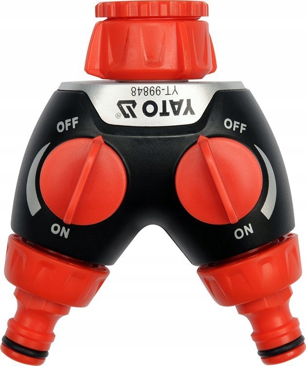 

Zawór Ogrodowy Rozdzielacz Dwa Węże 1'' i 3/4 Yato