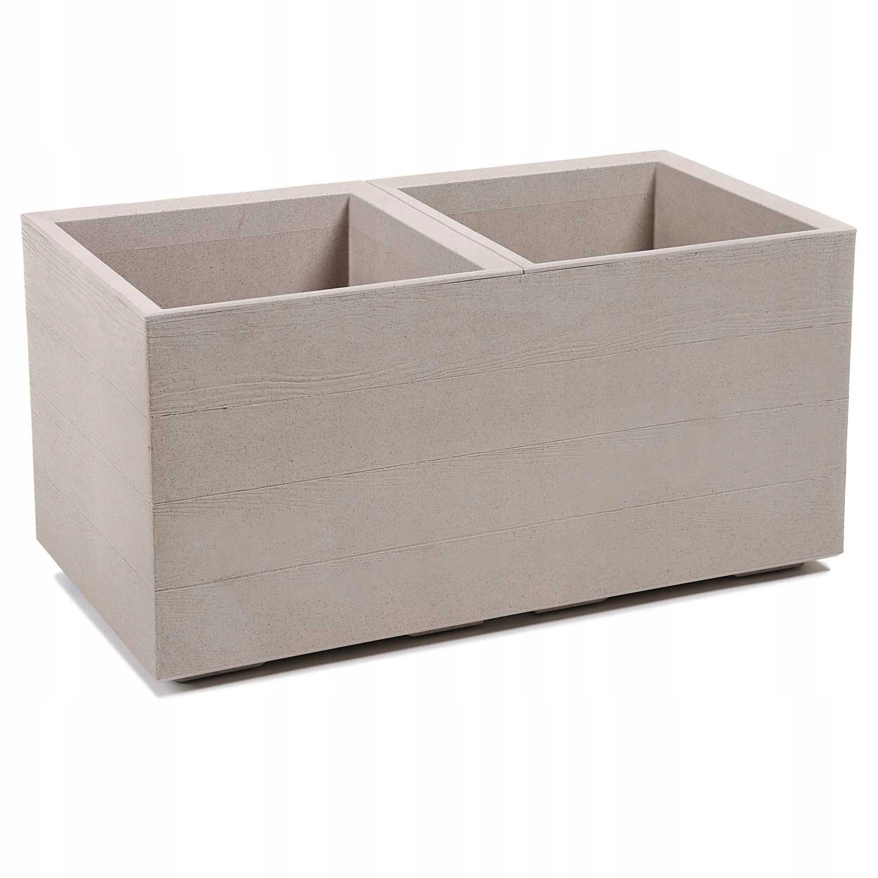 Kvetináč Karo Eco Coffee doska 80x40 latte plast Lamela