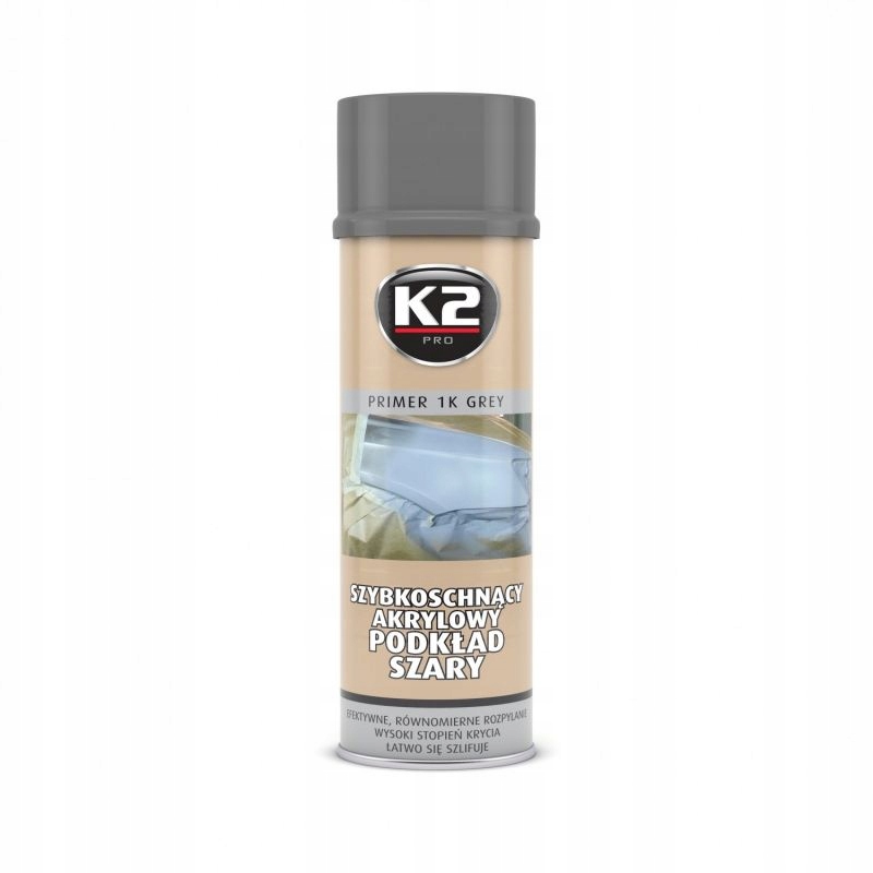 

K2 Szybkoschnący Akrylowy Podkład Szary 500ML L348