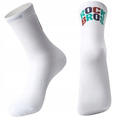 Rockbros skarpety sportowe białe 43-46