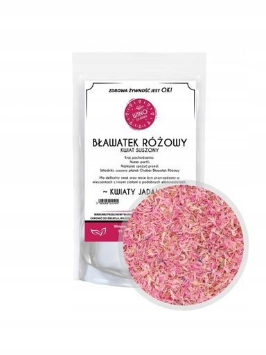 Levně 2 x Vinosárna Sušené Plátky Chrpa Růžový blahovičník 50 g Jedlé Květy