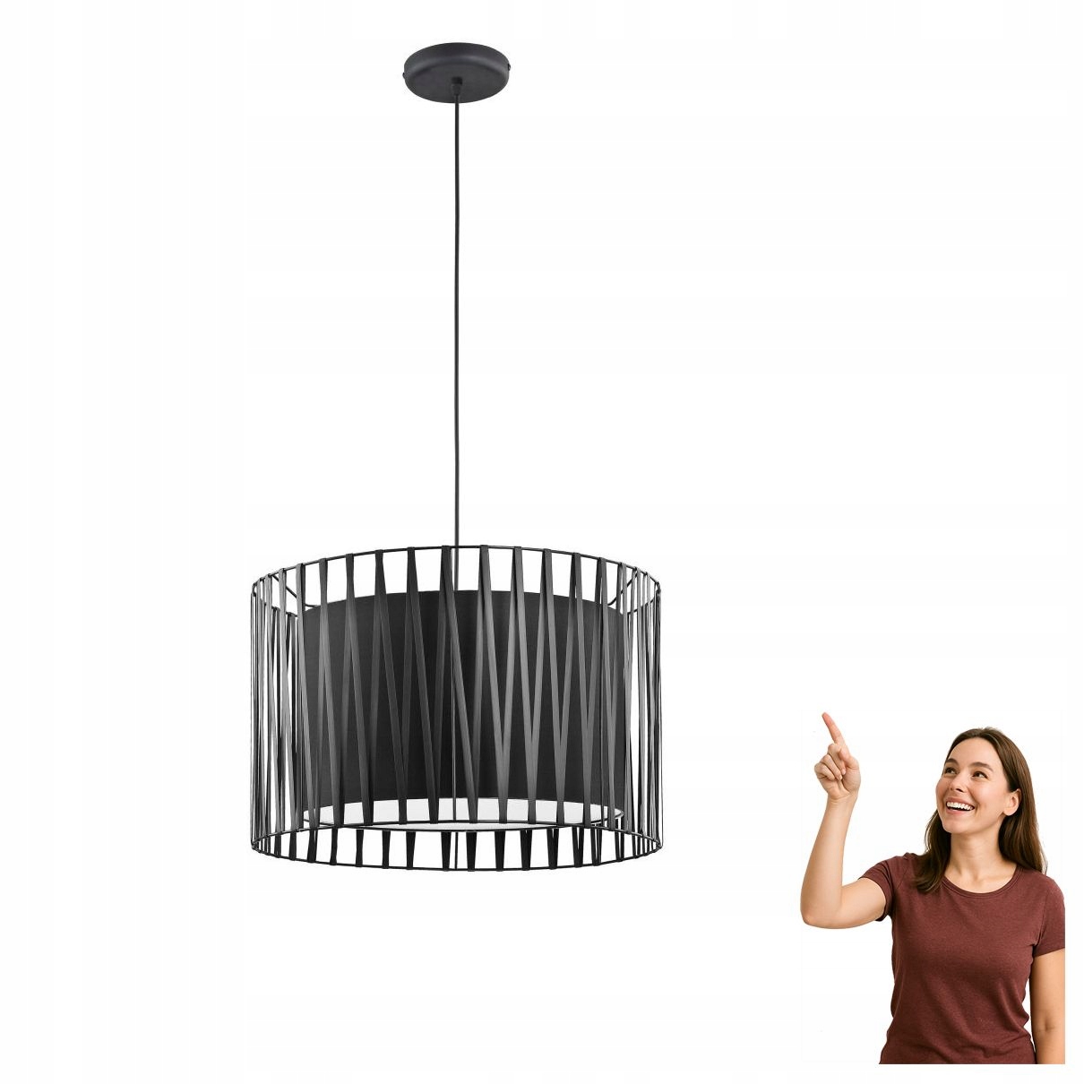 Závesná lampa Harmony Black 1655 Tk Lighting