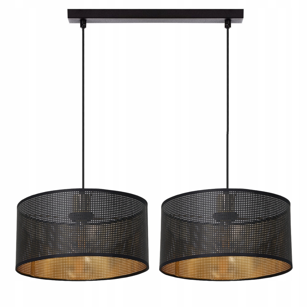 Závěsná Lampa S Ažurovým Stínidlem A Dírkami, Zlatá, 30