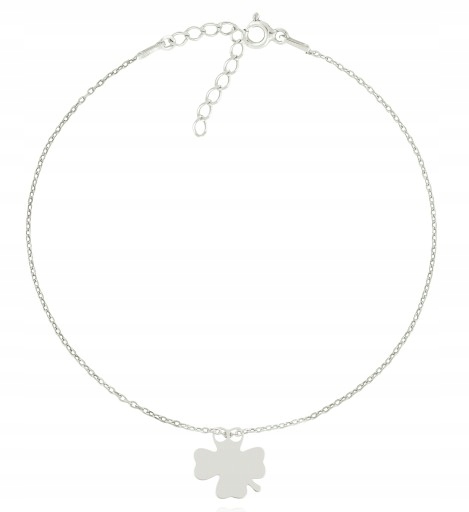 

Srebrna bransoletka na rękę Celebrytka Koniczynka