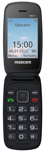 

Telefon komórkowy Maxcom MM817 czarny senior 2,4'