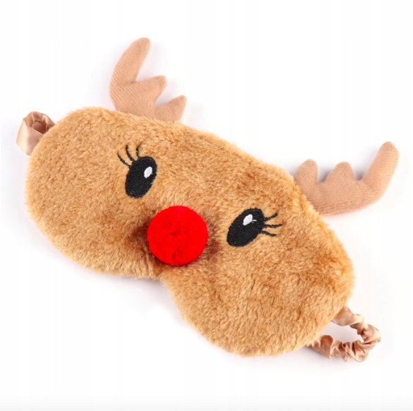 Maska OPASKA na Oczy do Spania Świąteczny prezent