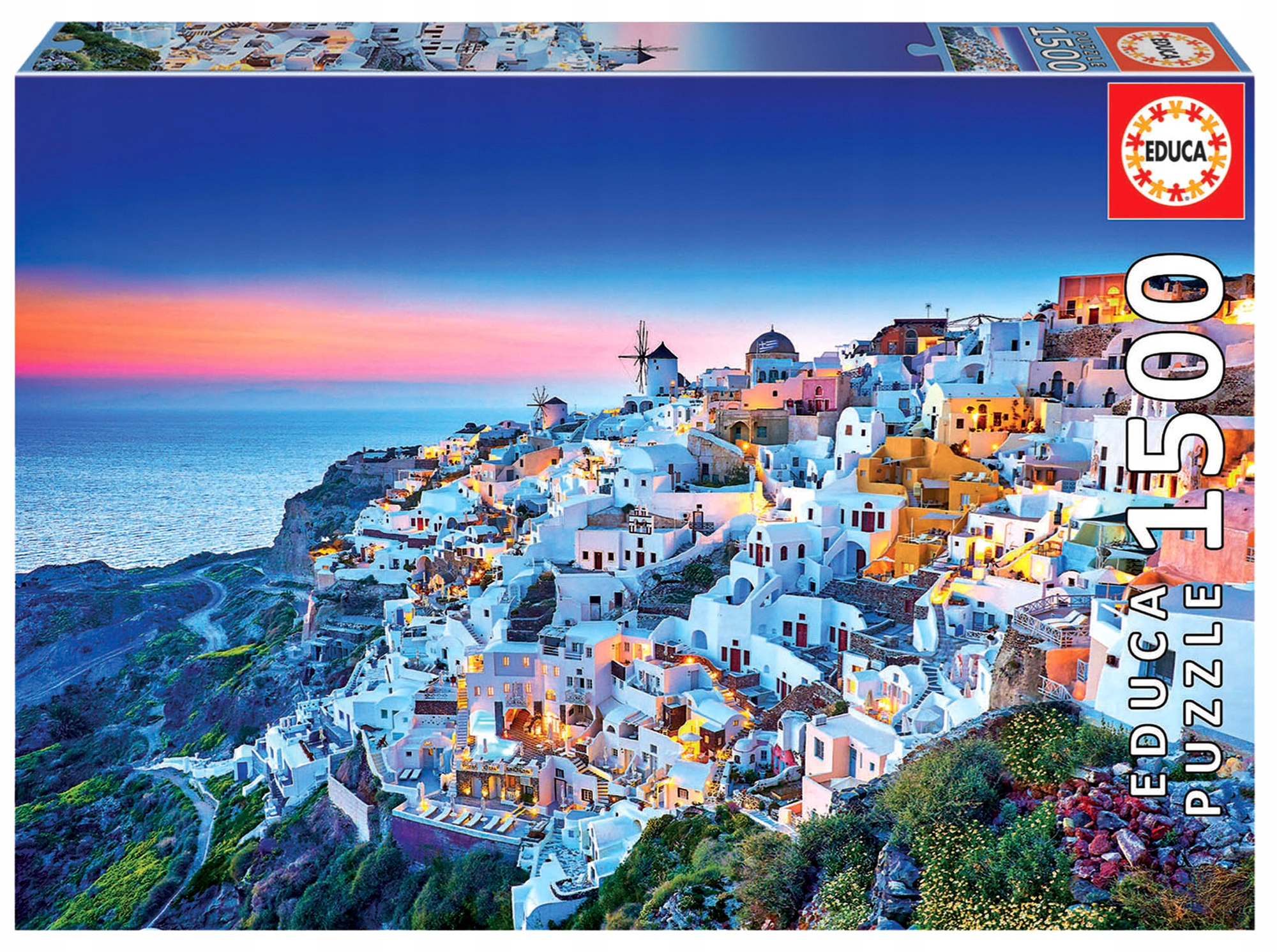 

Educa Puzzle 1500 el Santorini Grecja