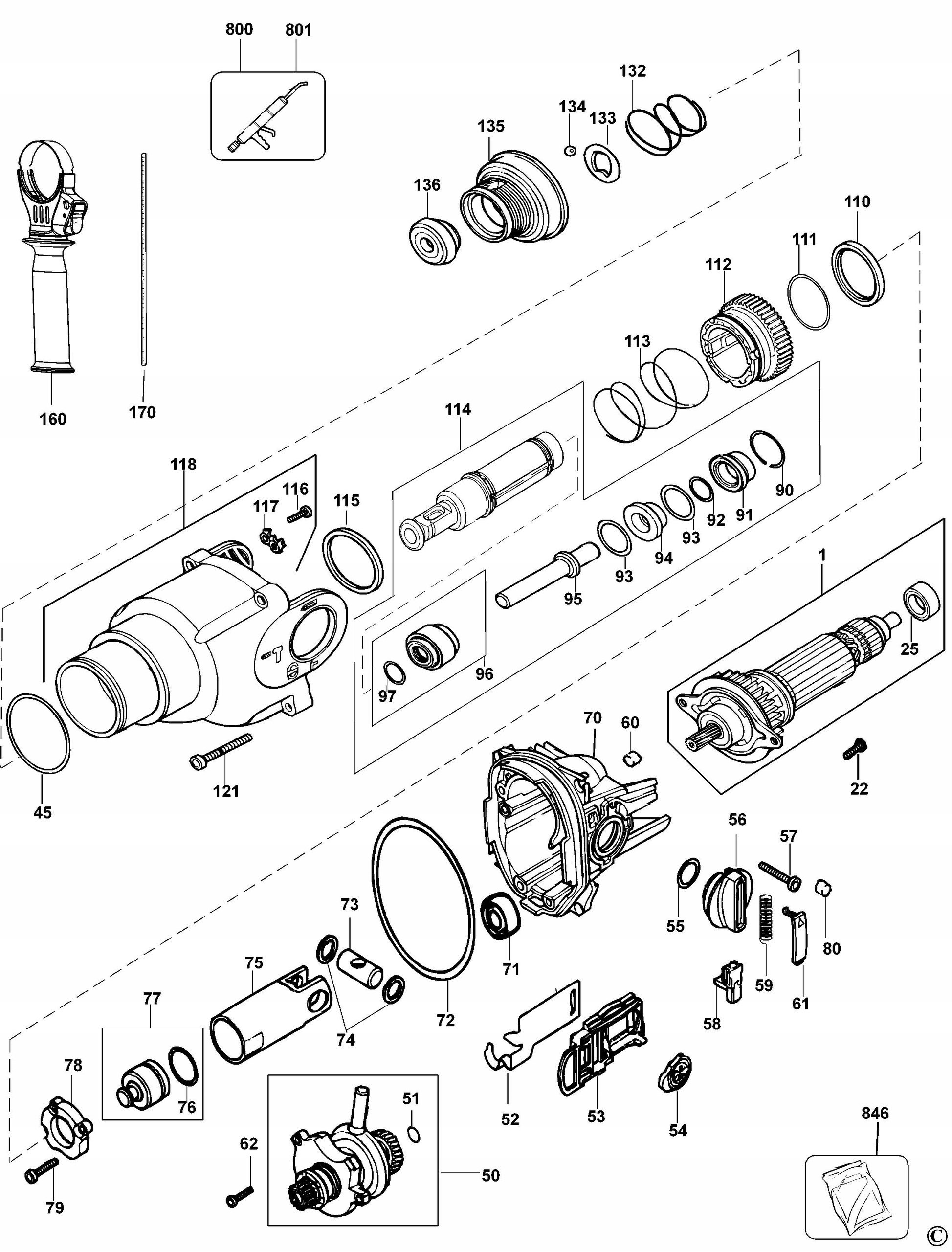DEWALT 577135-00 ORING DO D25323K Rodzaj pierścien