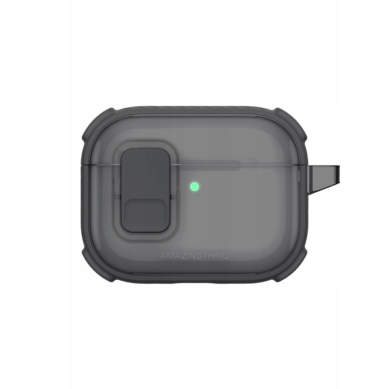 Etui Amazingthing Titan Pro Mag Case Clear do AirPods Pro 3 czarne