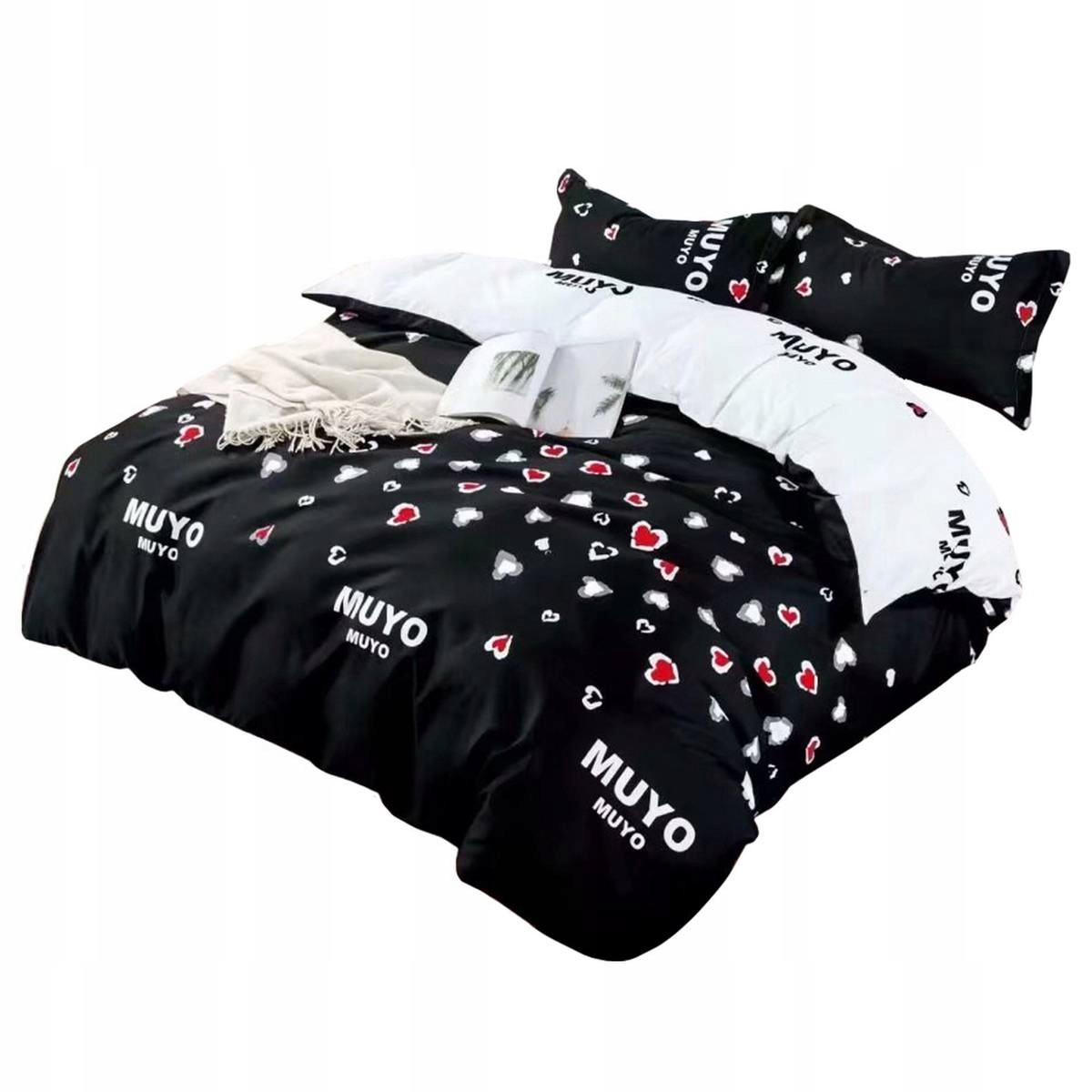 

Pościel 200x220 3cz Poszewki 70x80 Melita Satyna