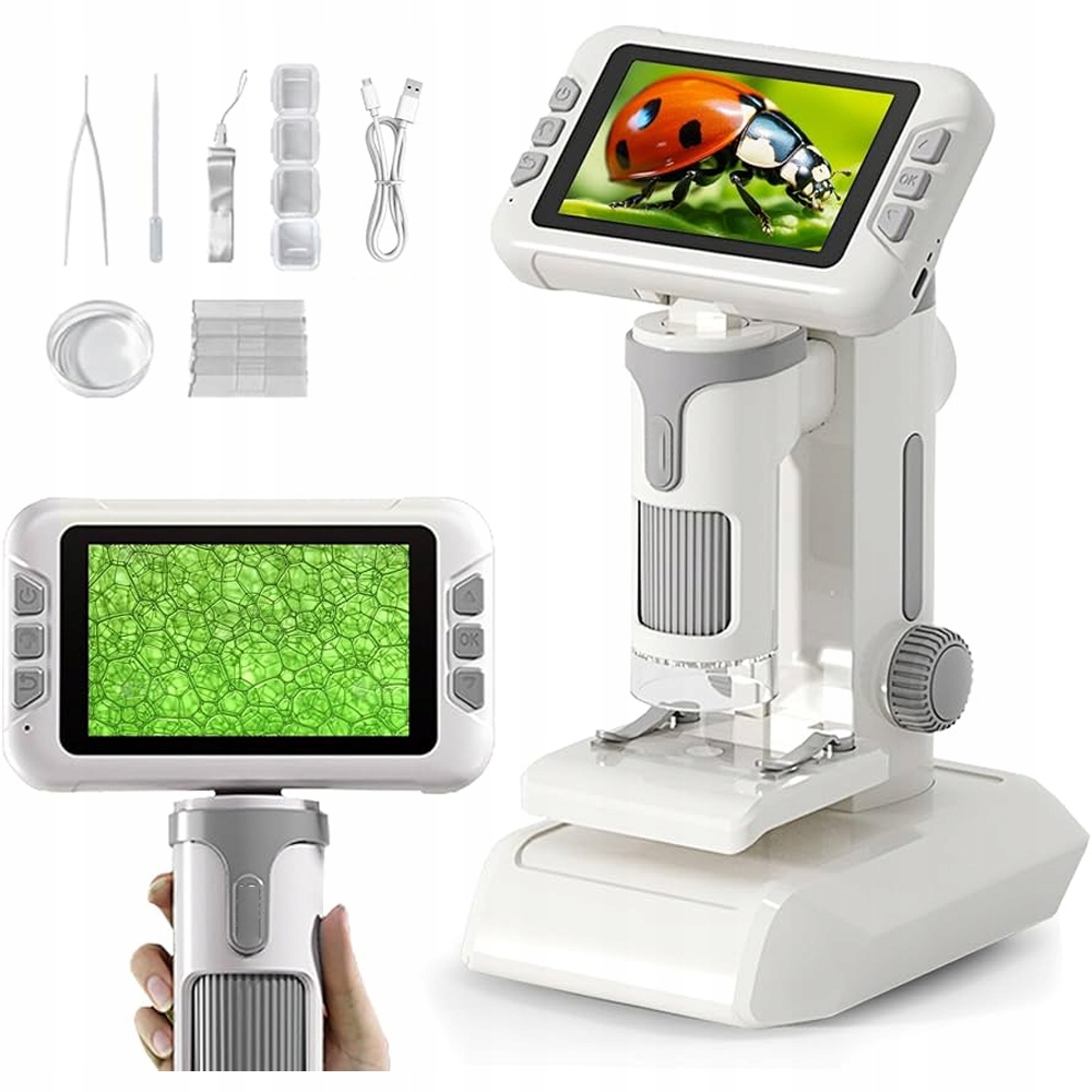 Mikroskop Dalekohled 1600X Digitální Vzdělávací Přenosný Kapesní Děti