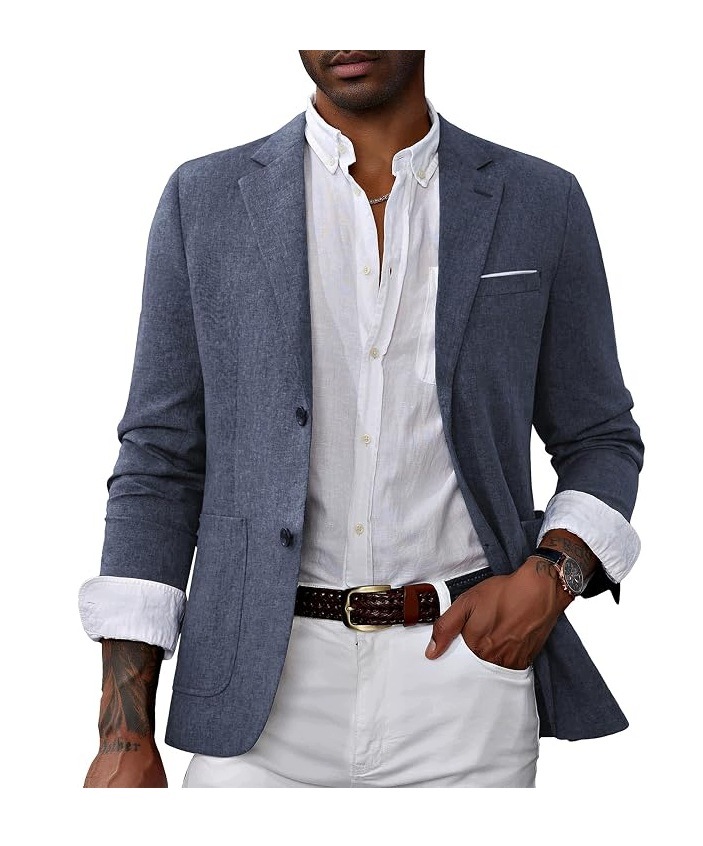 Sako XL regular fit elegantní casual klasická modrá