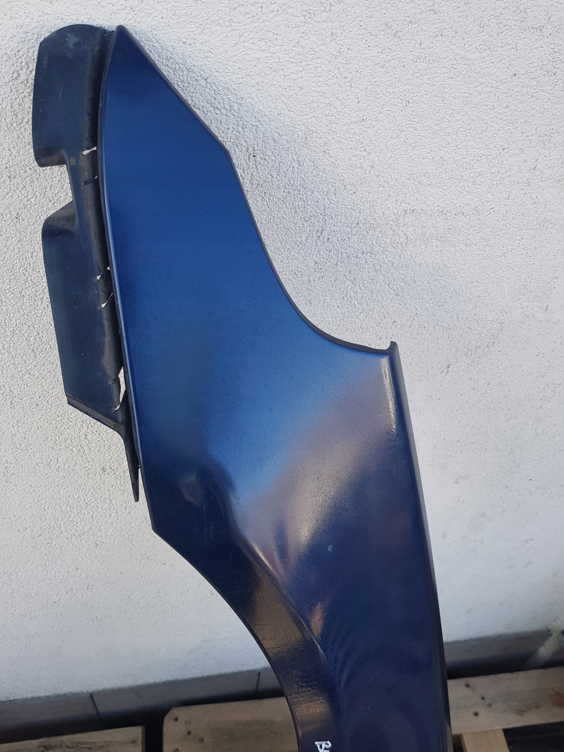 BMW 5 E60 fender front front left graphitic