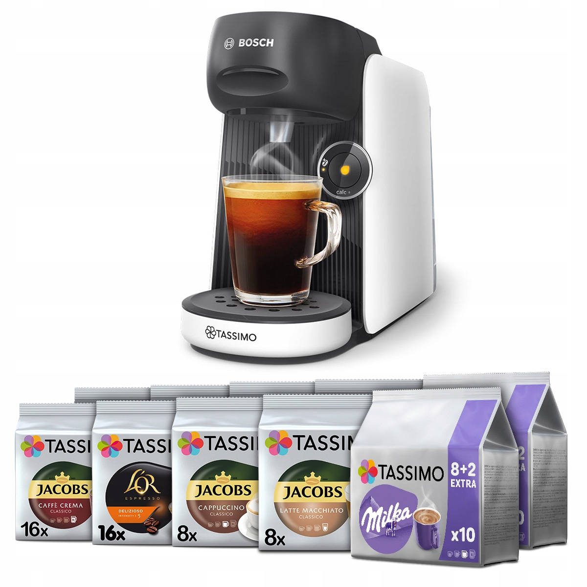 Ekspres kapsułkowy Bosch Tassimo Finesse 128 kaw