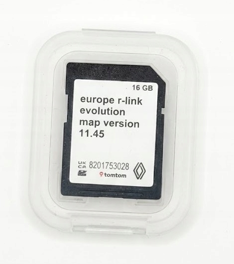 Nejnovější Mapa Renault R-link Evolution 2025/2026 11.45 Tomtom Eu Radary