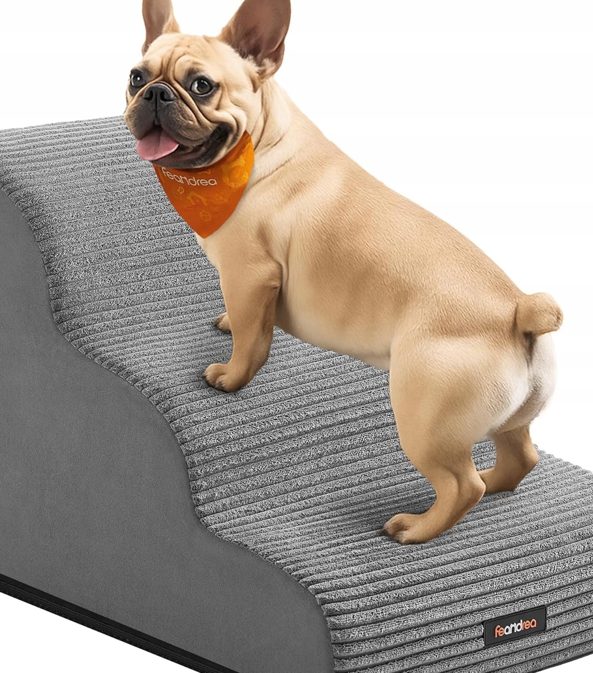 Levně Schody Pro Psa A Kočku 3 Stupně Pěnové Protiskluzové Omyvatelný Potah