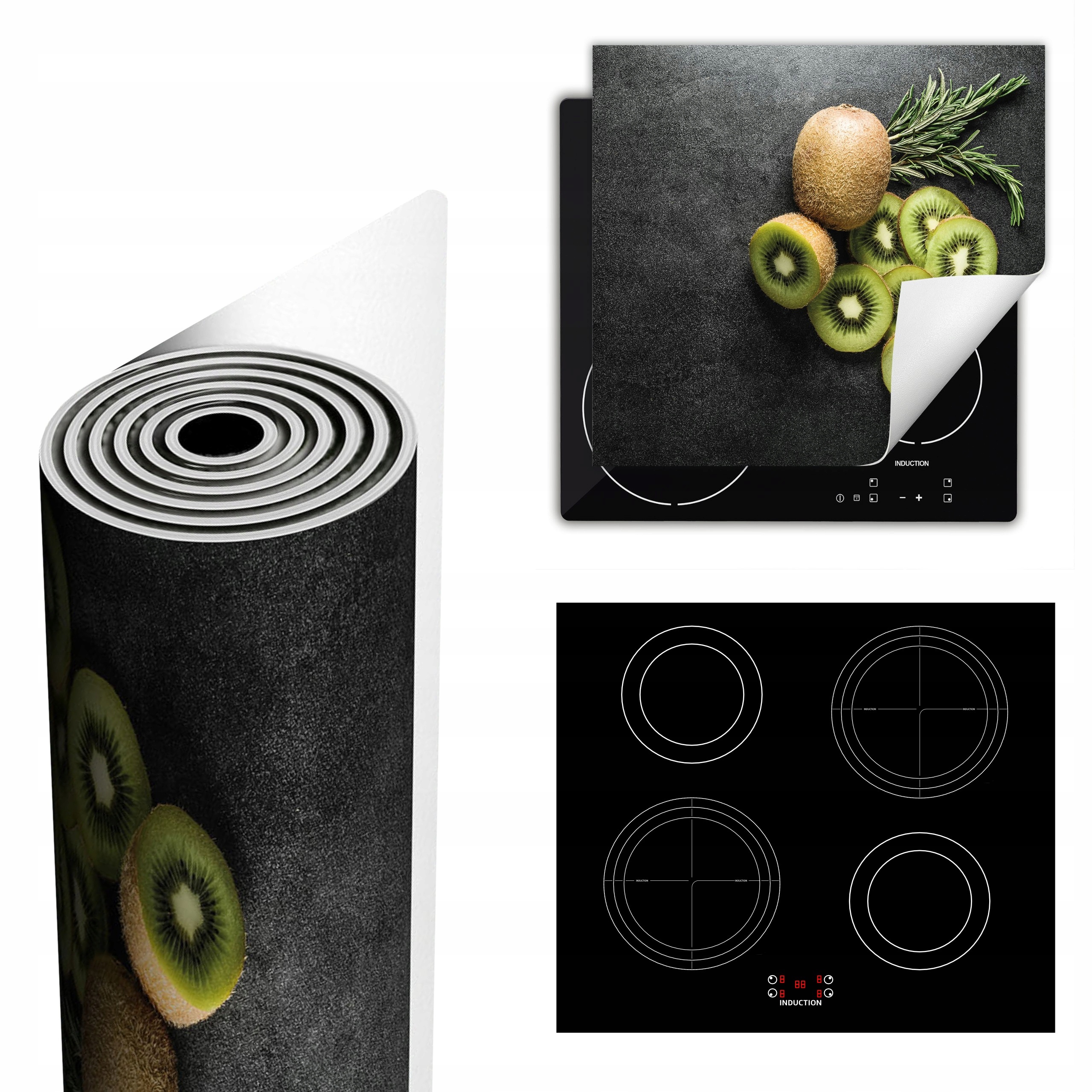 Ochranná Podložka Na Sporák Představuje Více Místa 60x52 břidlice kiwi