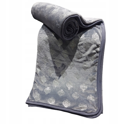 Fleecová Deka s pařeništěm 160/200 šedá