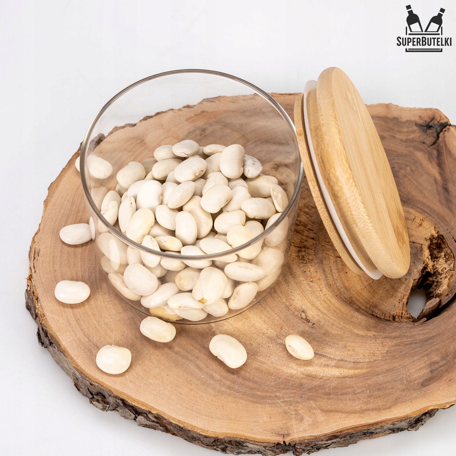 POJEMNIK SŁOIK SŁÓJ SZKLANY NA PRZYPRAWY ŻYWNOŚĆ SÓL CUKIERNICZKA - 390 ml Marka SuperButelki