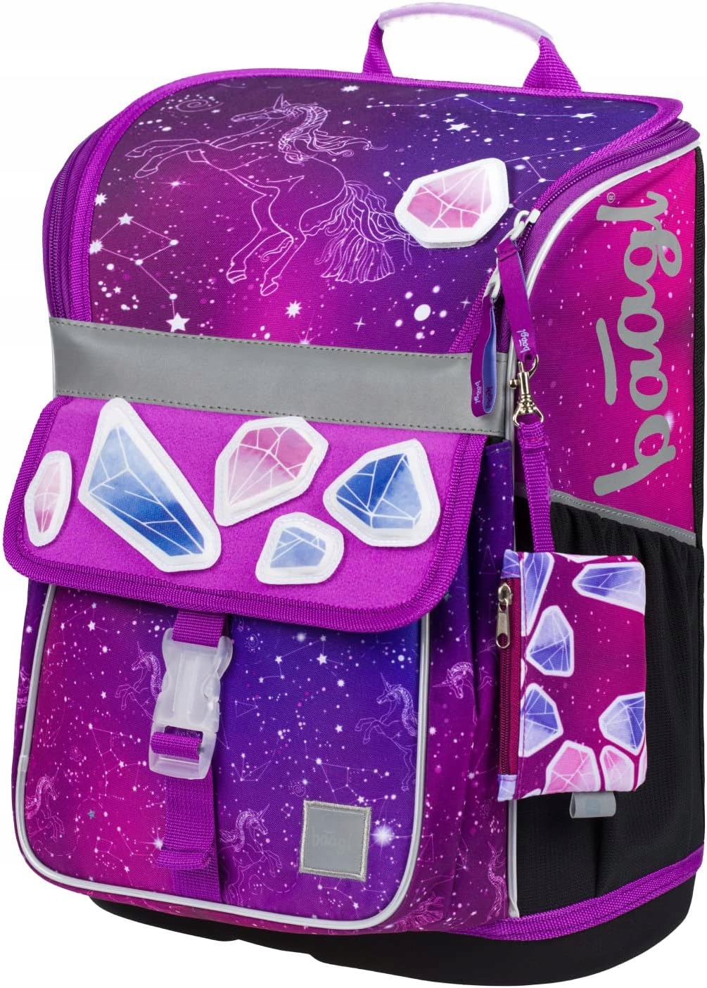 Aktovka do 1. třídy, ergonomický školní batoh pro děti, s opaskem