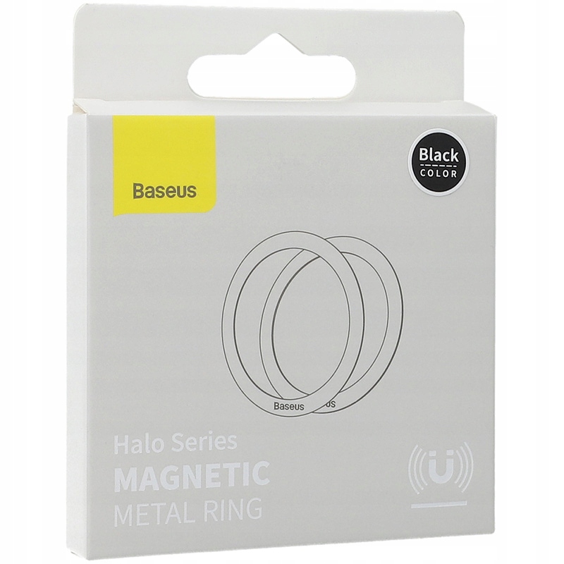 Ring magnetyczny do MagSafe, Baseus, pierścień Kolor czarny