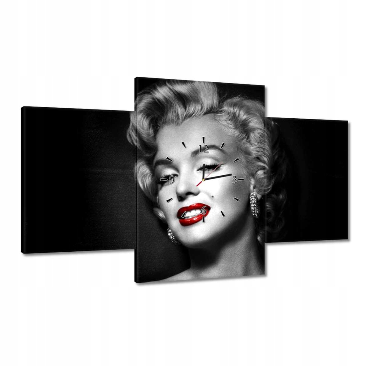 Hodiny 100x60 Marilyn Monroe Pepř