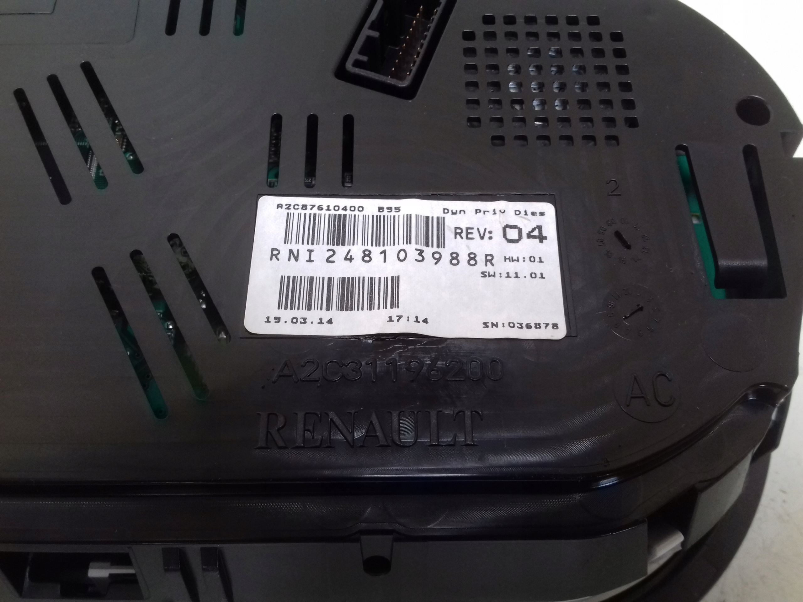dials 248103988R Renault Megane III