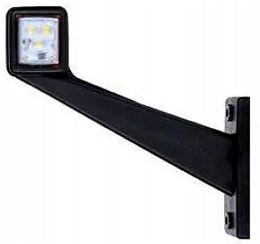 LAMPA OBRYSOWA LED OBRYSÓWKA BIAŁO CZERWONA LAWETA